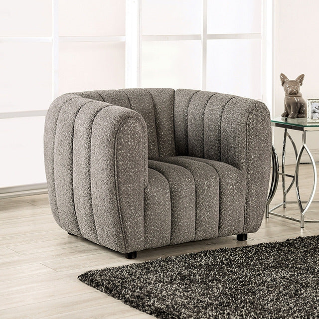 Aversa Chair, Charcoal Gray - view 3