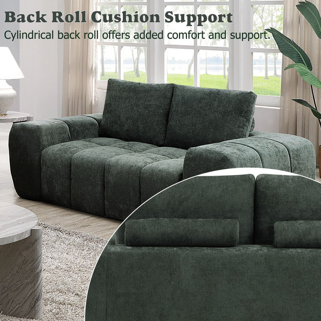 Medwin Compressed Loveseat – features callout