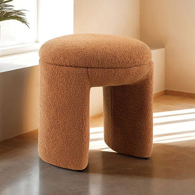 Janetta Stool, Saddle Brown