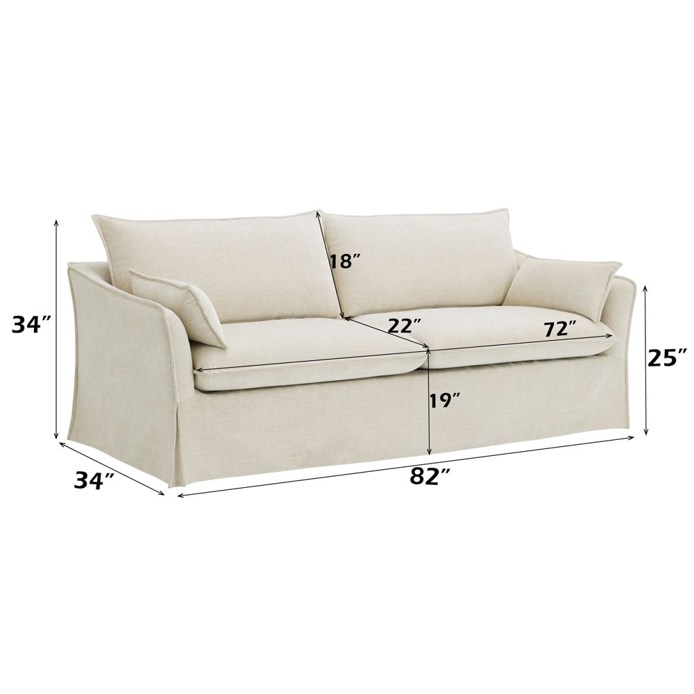 Shane Sofa with 2 Pillows