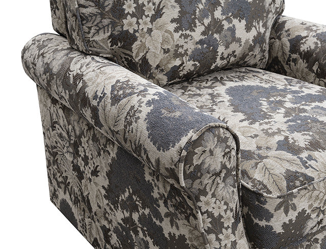 Penryn Swivel Accent Chair, Slate Blue - view 9