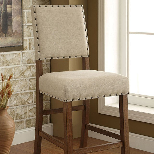 Sania Bar Chair, Rustic Oak