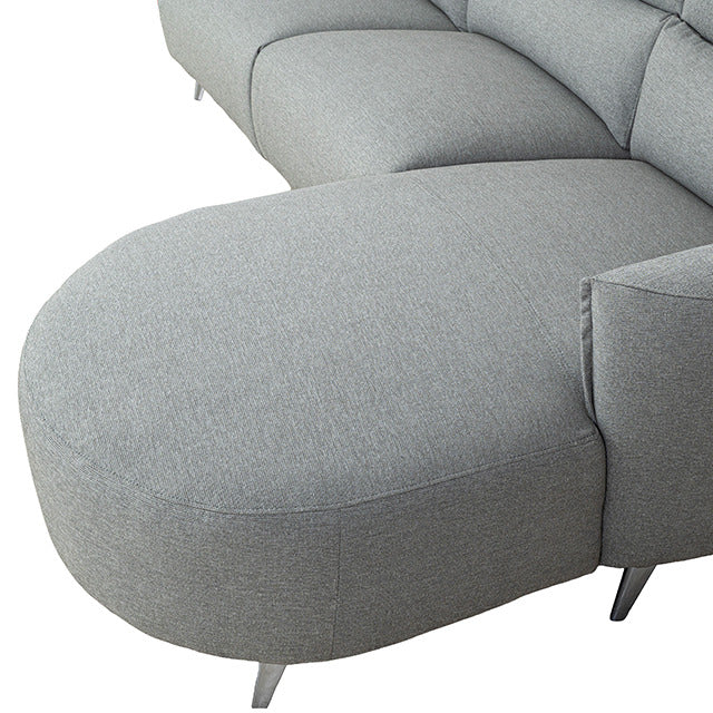 Galten Power Sectional, Gray - view 11