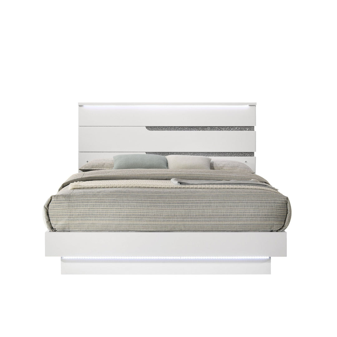 Paradox 5/0 Q Platform Bed Footboard-White
