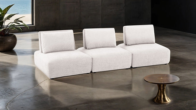 Stavanger 3-Seater, White - view 2