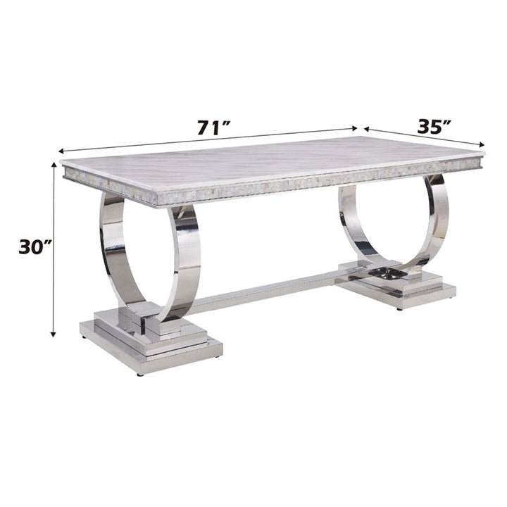 Zander Dining Table – dimensions diagram