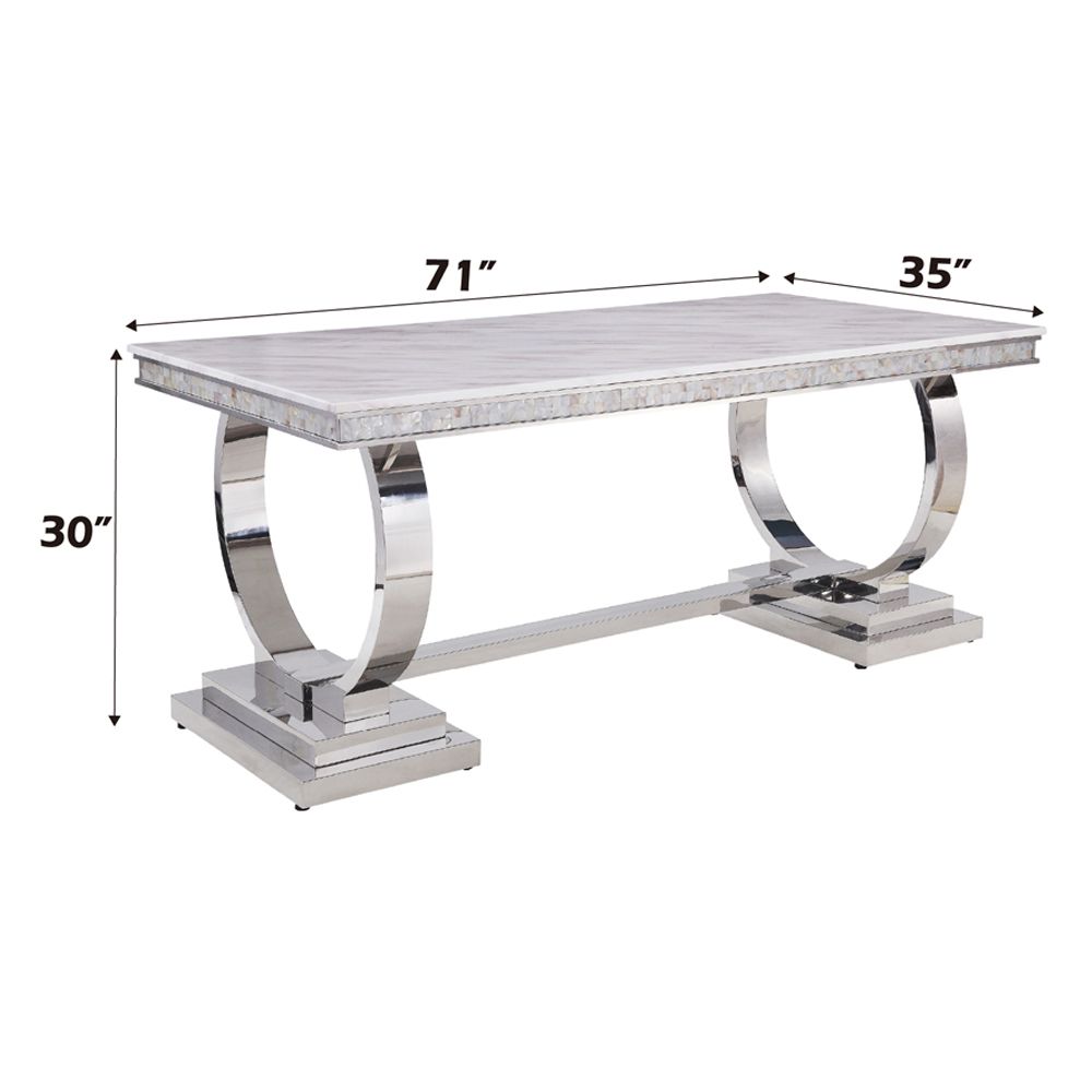 Zander Dining Table – dimensions diagram