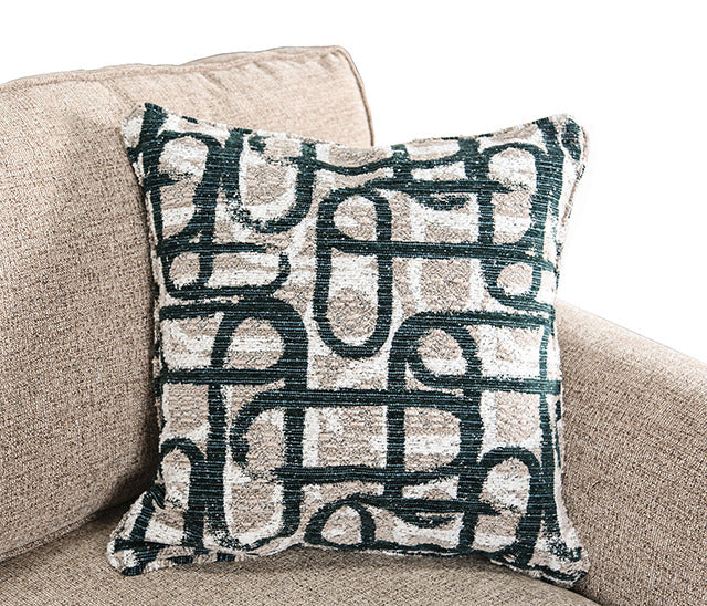 Viviani Sofa, Light Brown/Taupe