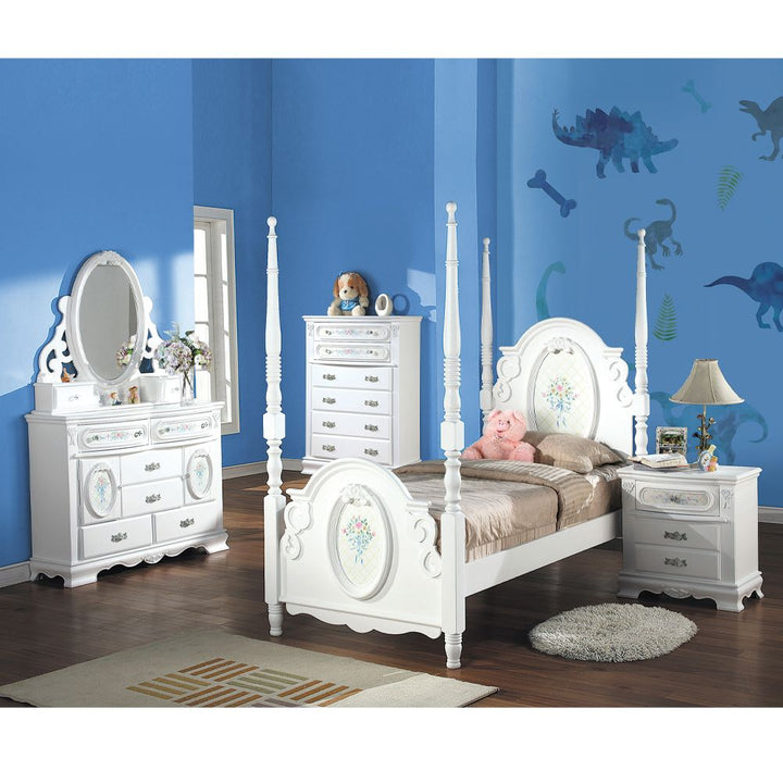 Flora Twin Bed W/Poster – view 2