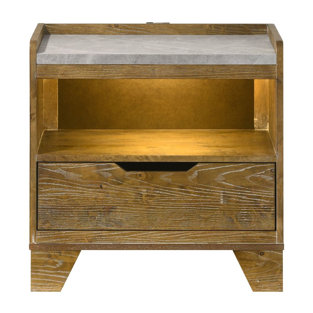 Garcia Nightstand with LED
