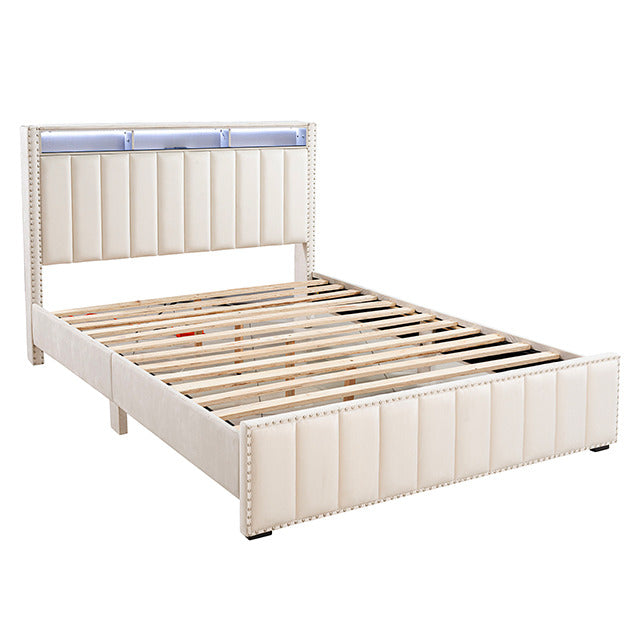 Farese Bed, Beige