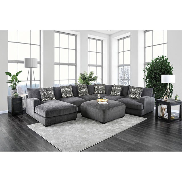Kaylee Ottoman, Gray - view 2