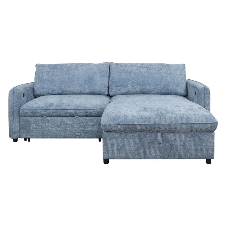 Finn Storage Chaise-Blue
