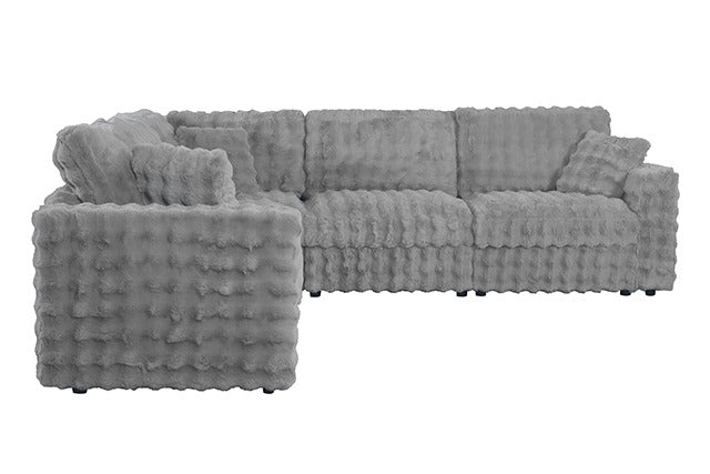 Mckenna Modular Sectional, Silver Gray - view 3