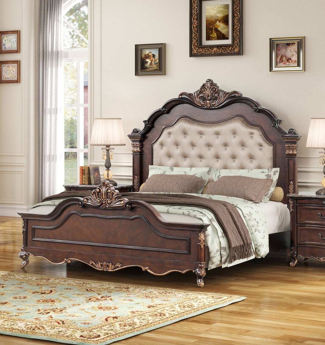 Constantine 6/6-6/0 Ek/wk Headboard-Cherry