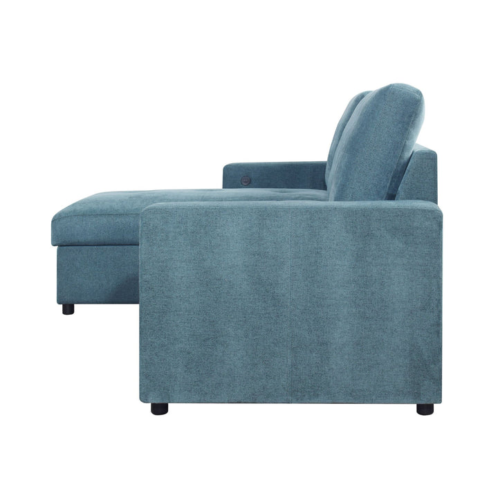 Greer Storage Chaise-Green