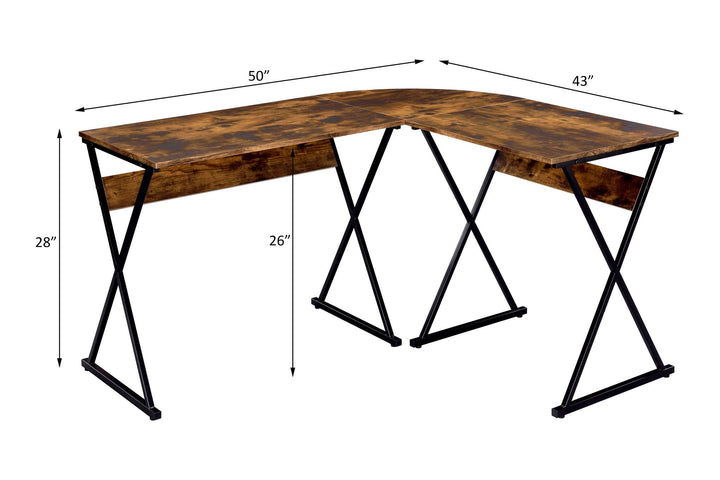 Zafiri Writing Desk – line drawing