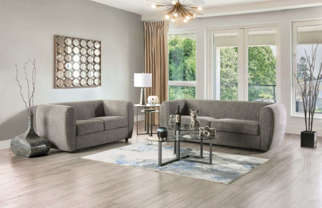Verdal Loveseat, Charcoal Gray - view 3