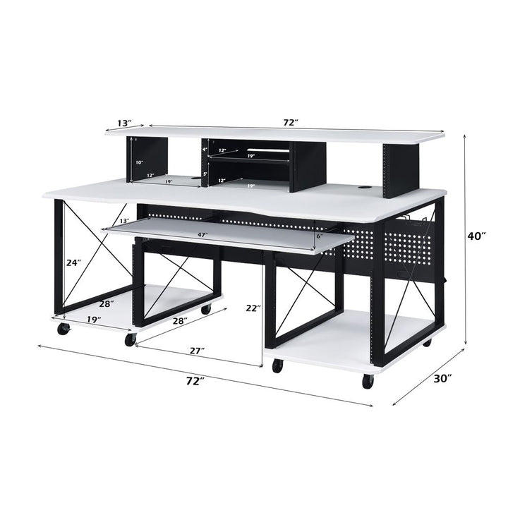 Megara Music Desk – dimensions diagram