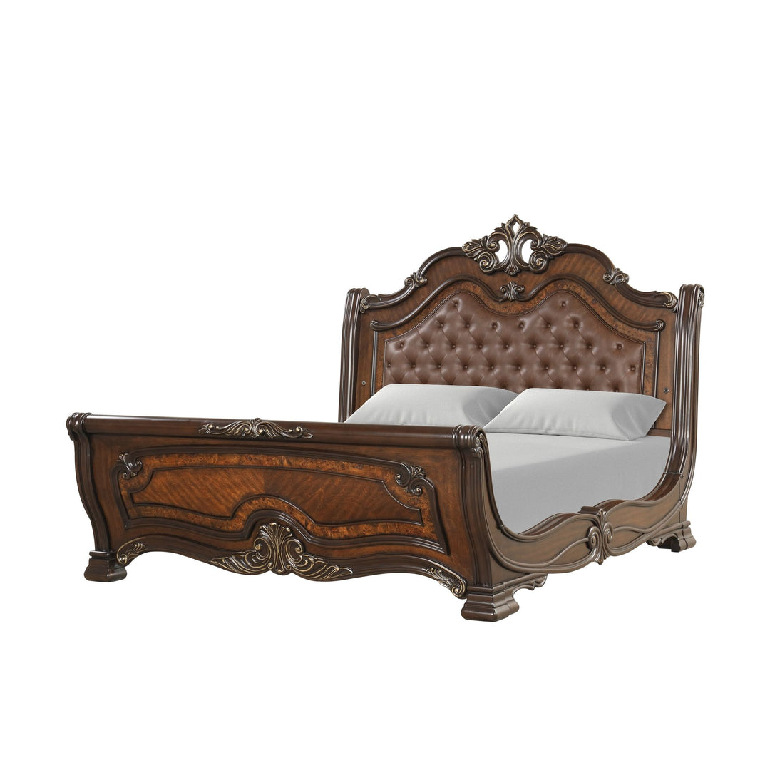 Bella Notte 5''0"/6''6"  Q/ek Rails- Mahogany Brown
