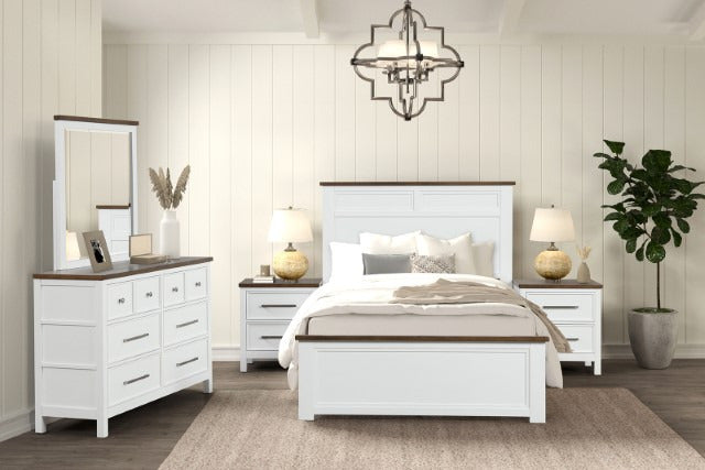 Pinetop Bed, White/Dark Brown - view 7