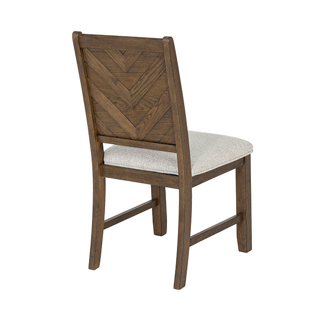 Casoria Side Chair, Dark Walnut - view 2