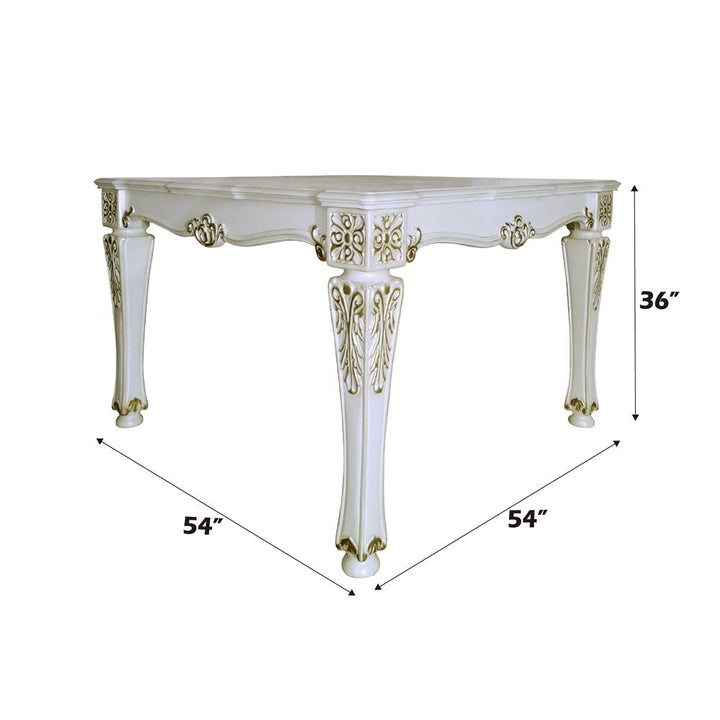 Vendome Counter Height Table – dimensions diagram
