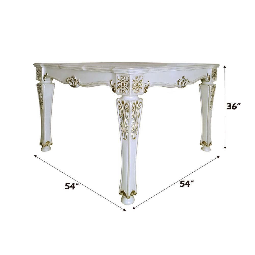 Vendome Counter Height Table – dimensions diagram