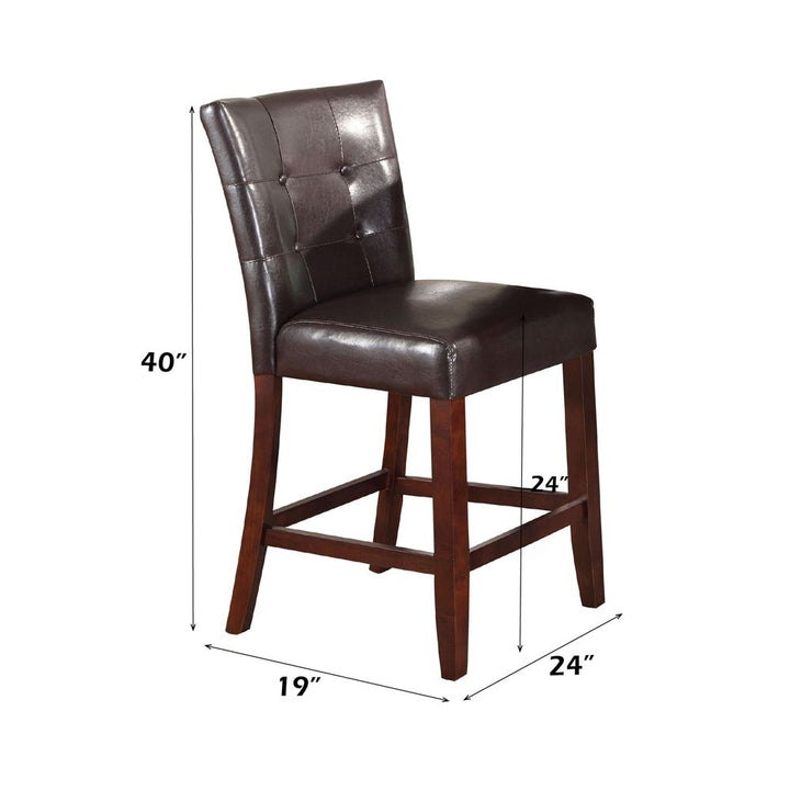 Britney Counter Height Chair (Set-2) – dimensions diagram