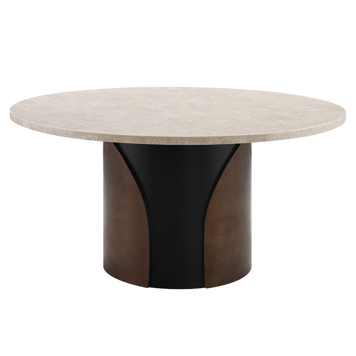 Rufina Round Dining Table w/Marble Top – view 3