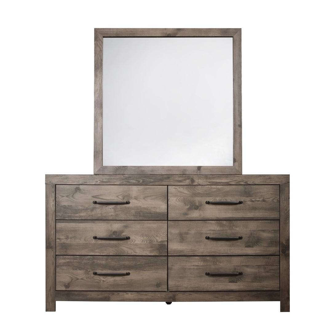 Misty Lodge Mirror- Greige