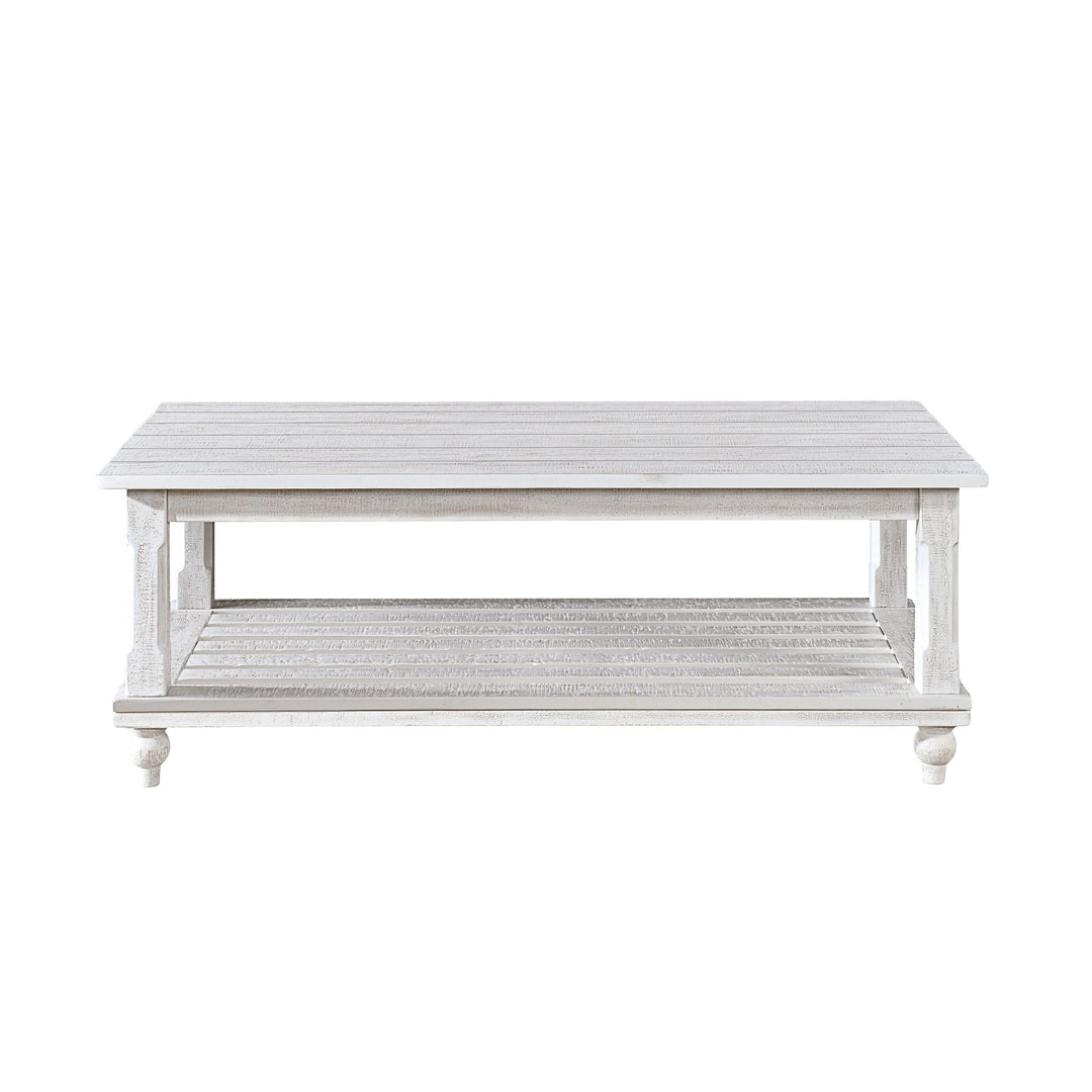 Cade 3 Piece Occasional Set- 1 Coffee & 2 End Tables - White