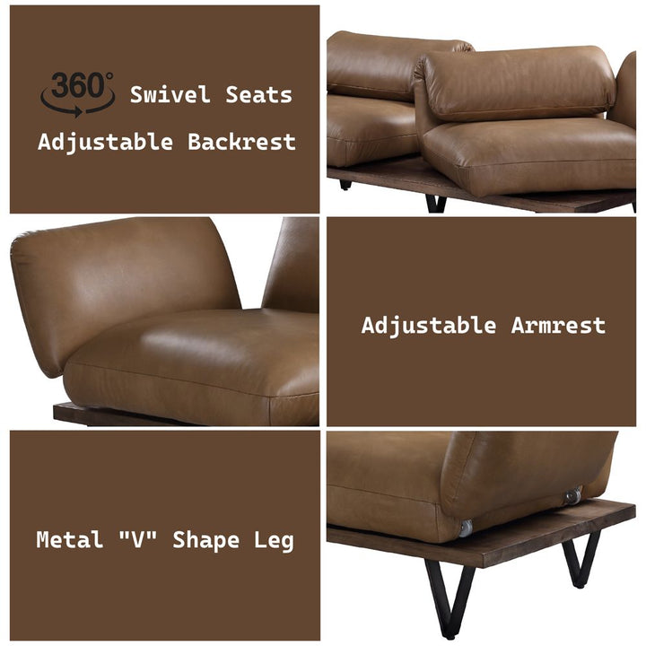 Narech Sofa W/Swivel – features callout