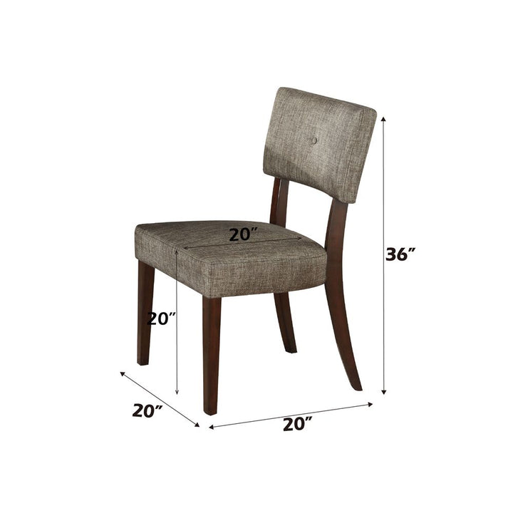Drake Side Chair (Set-2) – dimensions diagram