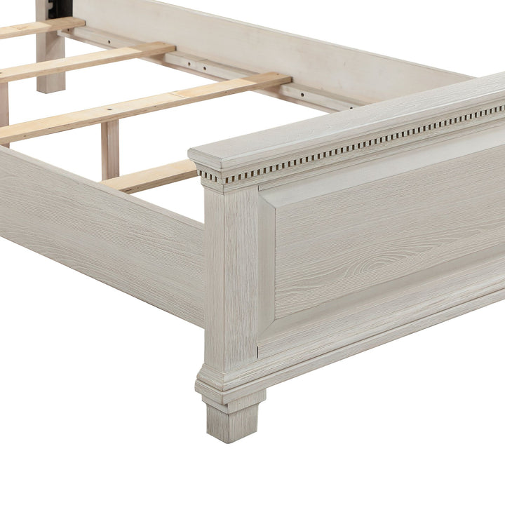 Silver Sands3/3 T Panel Footboard &amp; Slats-Gray