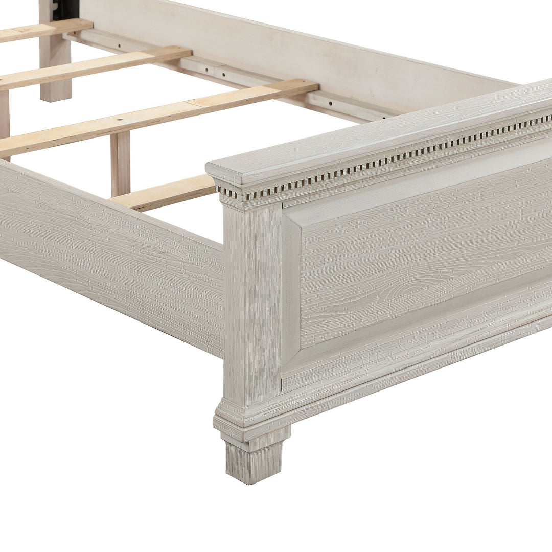 Silver Sands3/3 T Panel Footboard & Slats-Gray