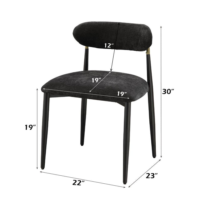 Jaramillo Side Chair (Set-2) – dimensions diagram