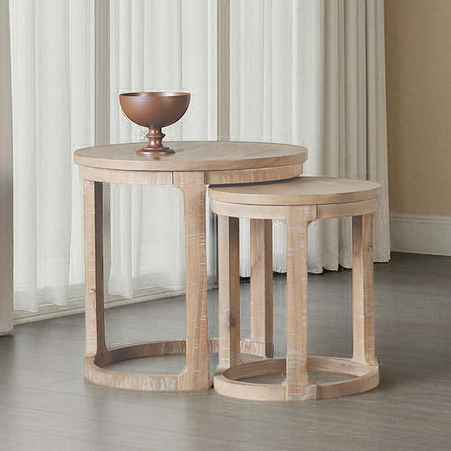 Hickory Nesting End Table, Natural - view 5