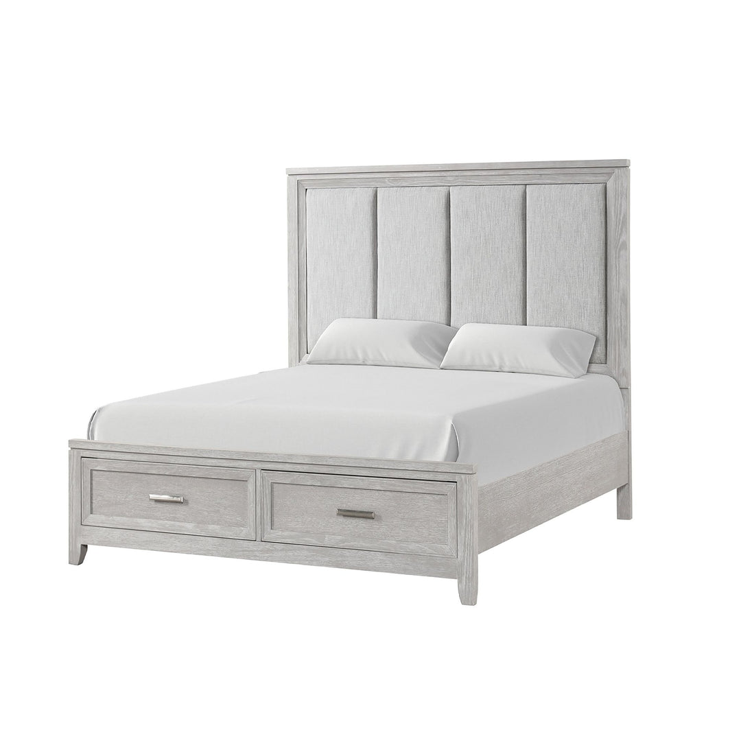 Fiona 5''0" Q Headboard- Mist Gray