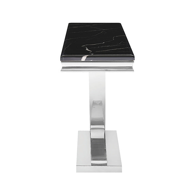 Wettingen Sofa Table, Black/Chrome - view 2