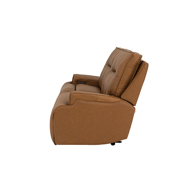 Dallas Oversized Power Sofa, Camel Brown - view 4