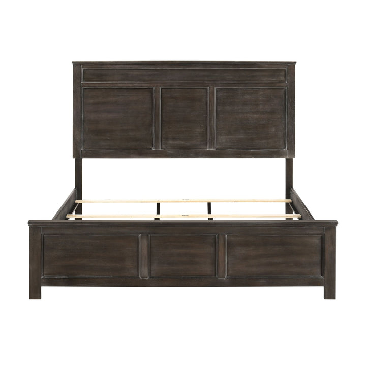 Andover 6/6-6/0 Ek/wk Headboard, Footboard &amp; Slats-Nutmeg