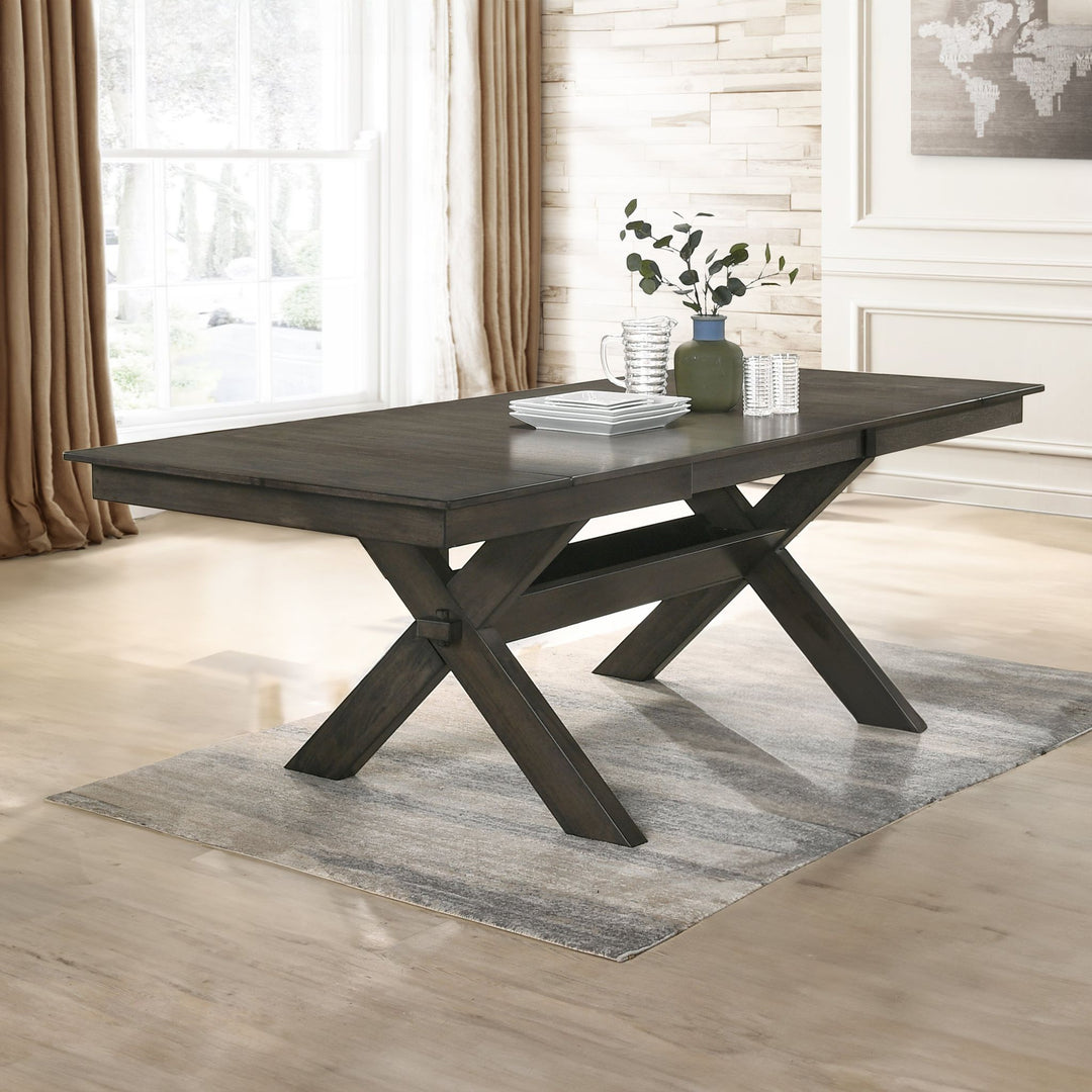 Gulliver Dining Table Top-Rustic Brown (1 Of 2)