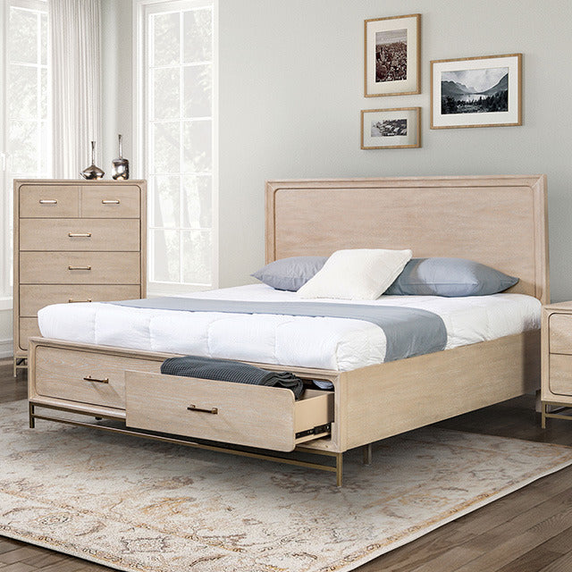 Sandnes Bed, Light Oak