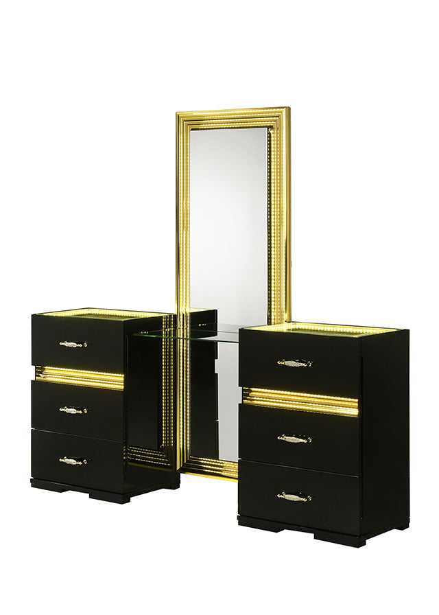 Lucida Vanity Set W/ Stool - view 3