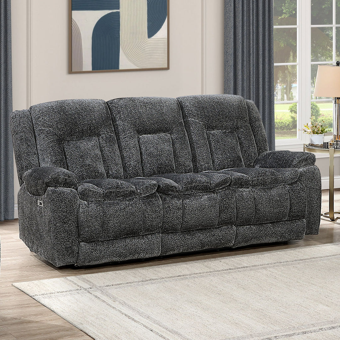 Stanwick Reclining Sofa W/pwr Fr-Gray
