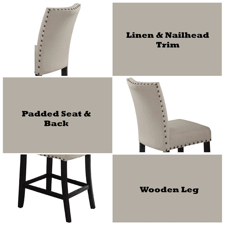 Nolan Counter Height Chair (Set-2) – view 3