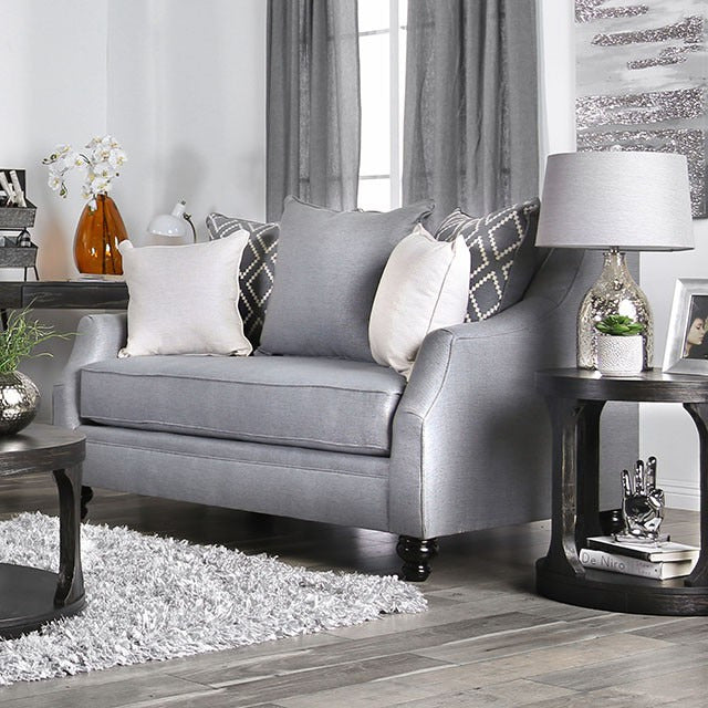 Nefyn Love Seat, Gray