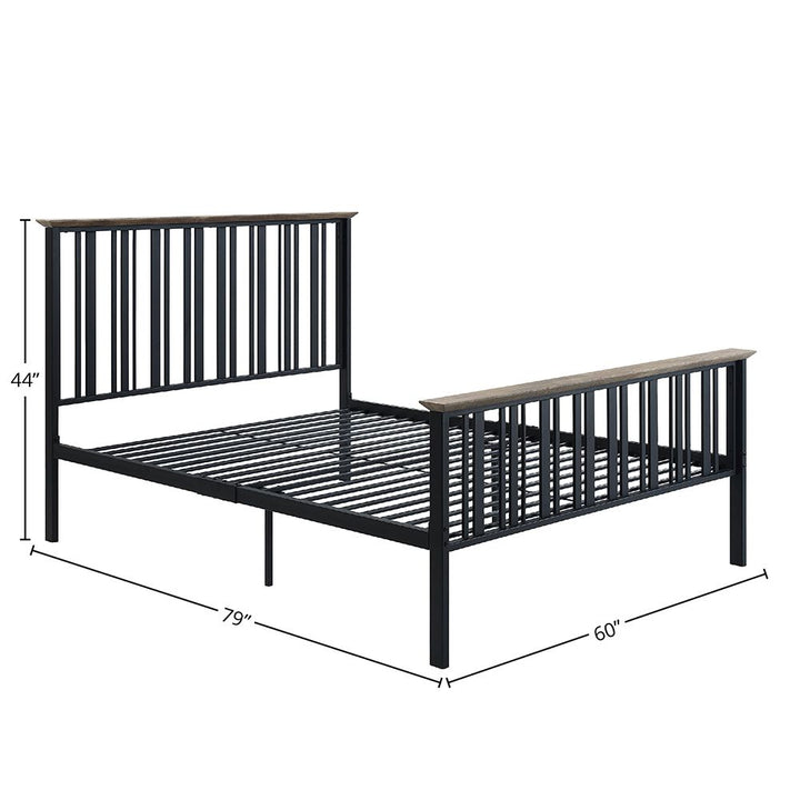 Zudora Full Bed – line drawing