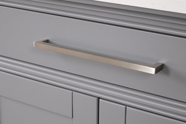 Almeria Vanity Set W/ Mirror, White/Gray - view 2